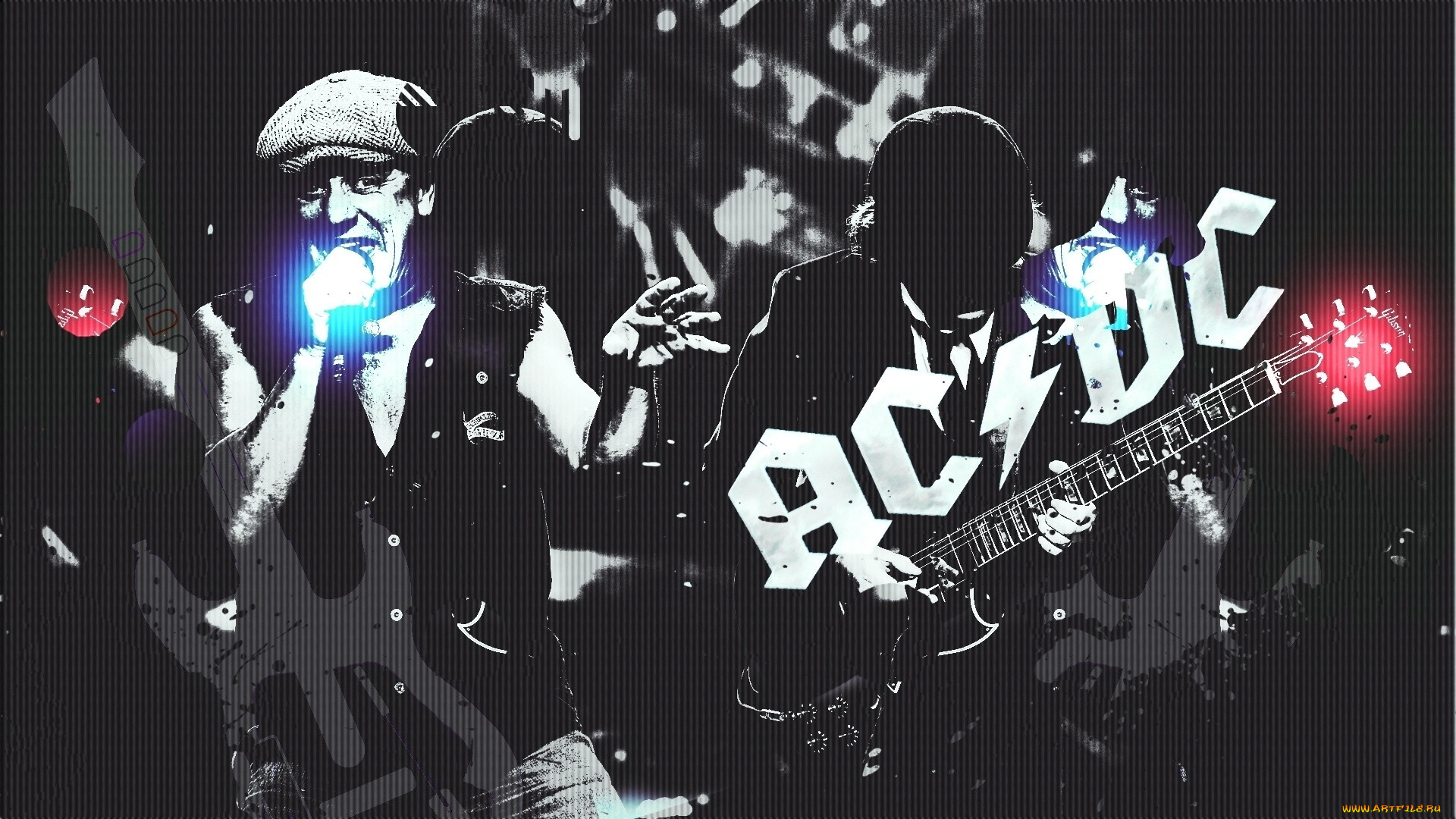 , ac, dc, rock